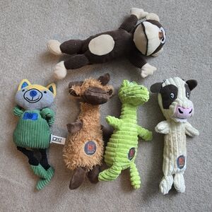 Collection Of Dog Squeaky Toys